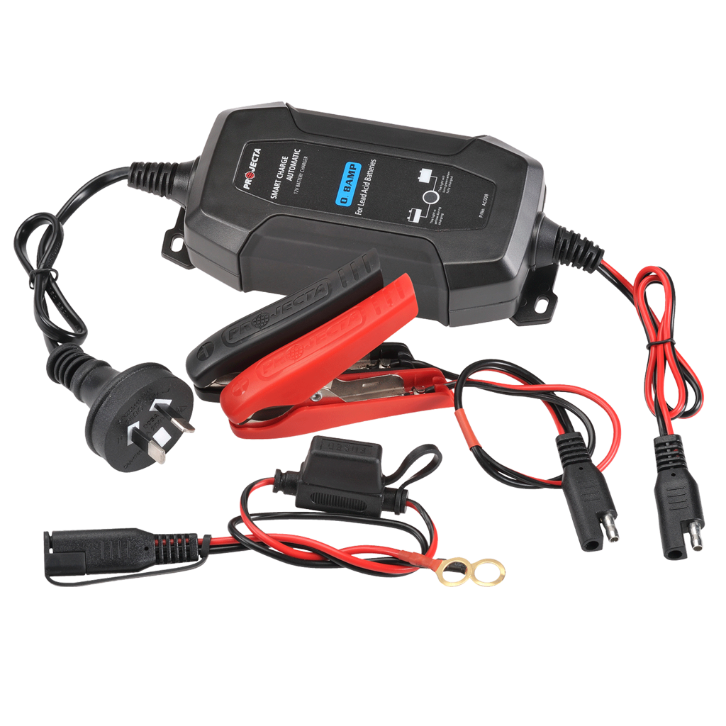 Projecta 0.8 Amp 12V 4 Stage Automatic Battery Charger
