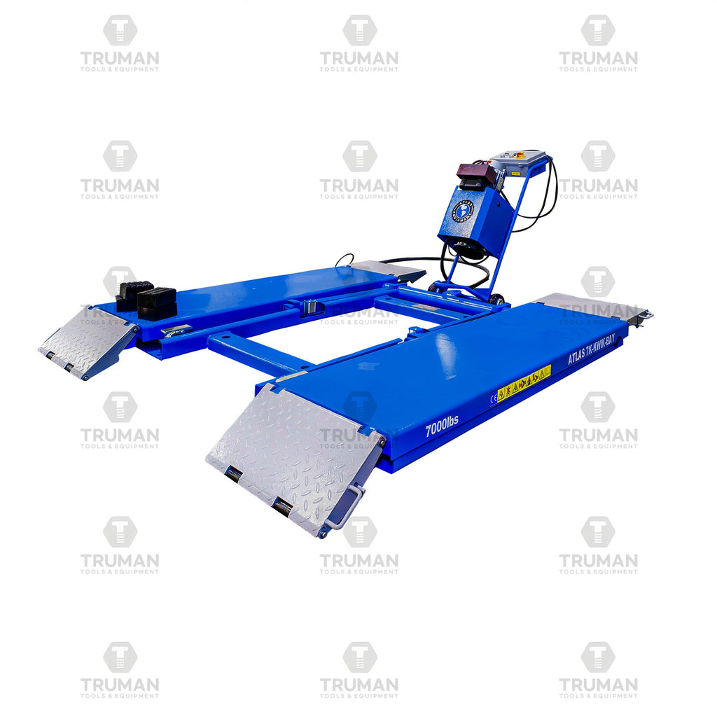 Atlas 7K-Kwik-Bay Portable Mid-Rise Scissor Lift 7000 lb. Capacity