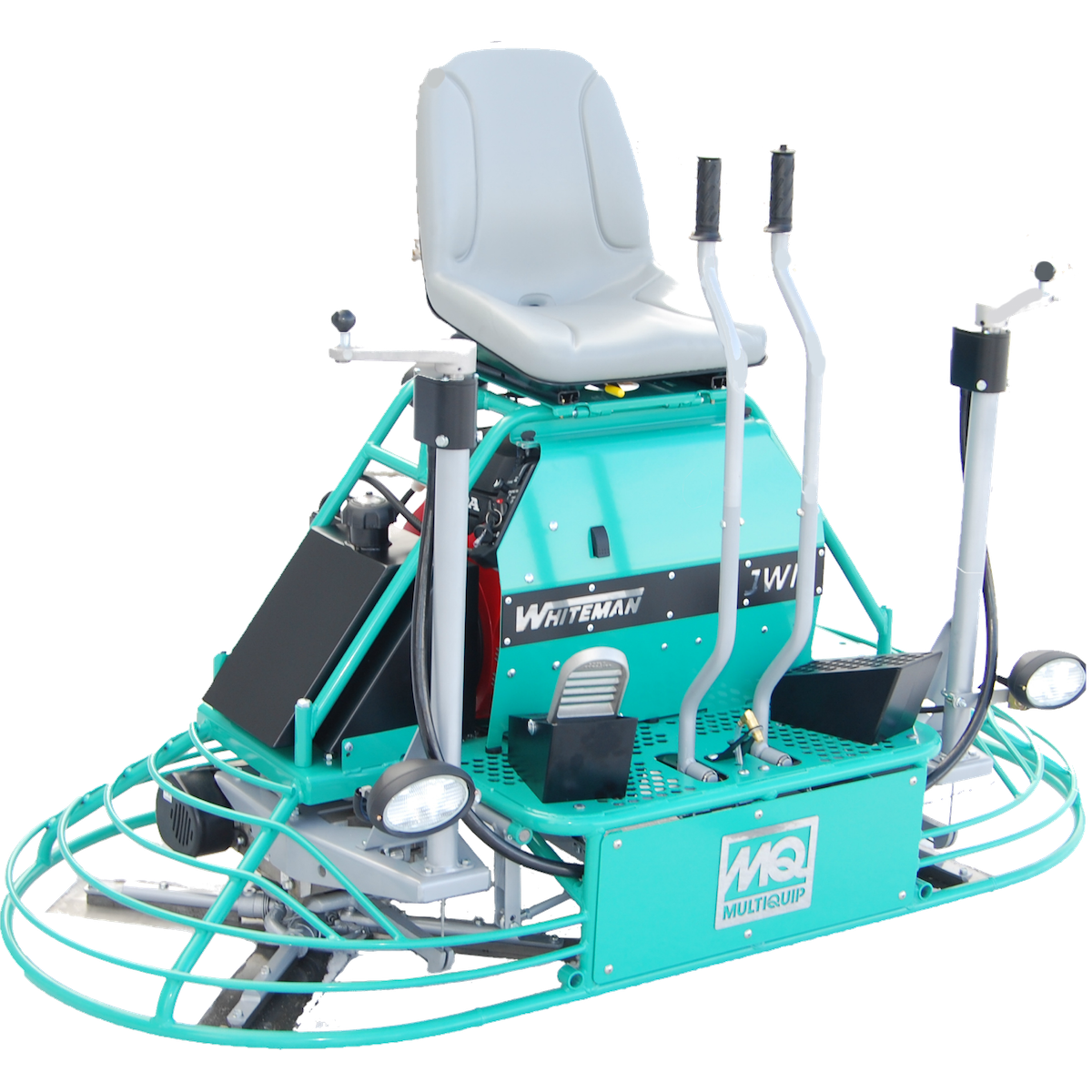 Multiquip JWN 36 Ride-On Power Trowel – Twin Rotor 36” Concrete Finishing Machine (Honda GX690)