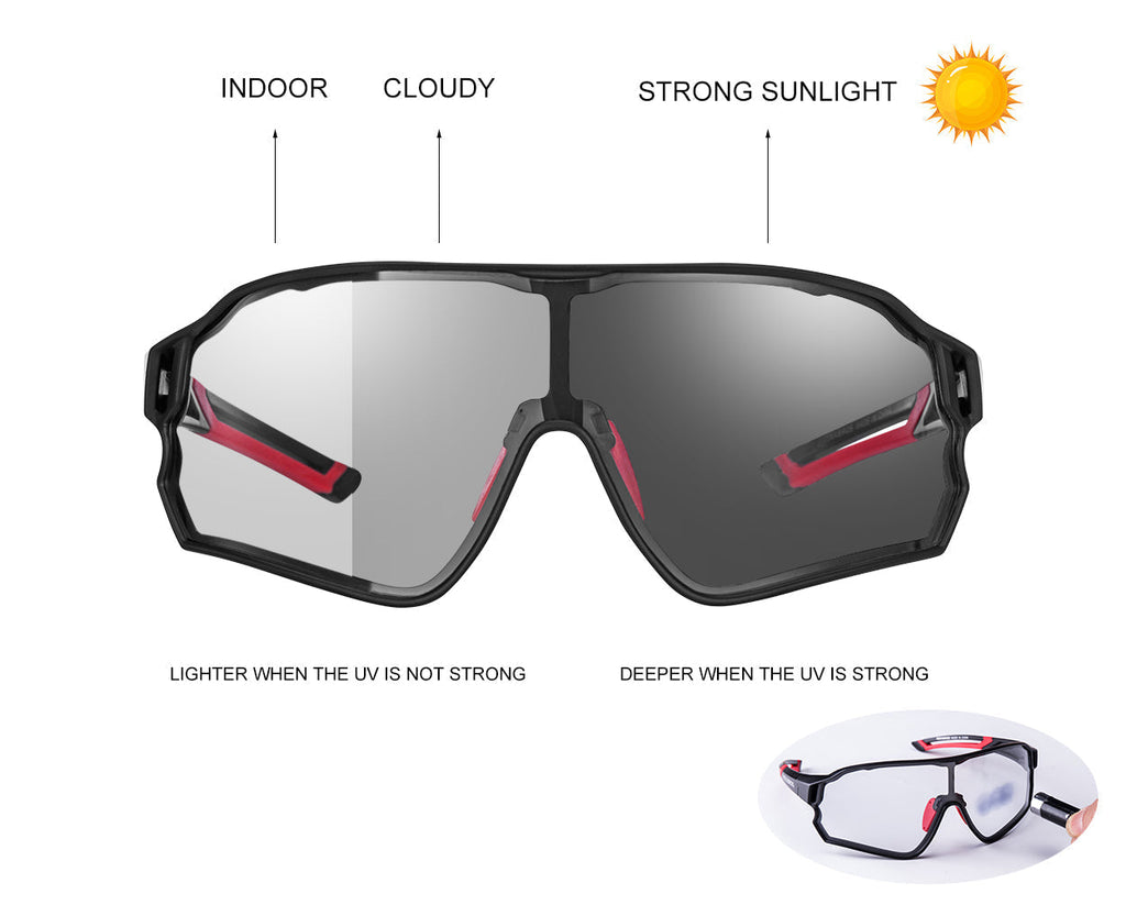 ROCKBROS Full Frame Photochromic Sunglasses