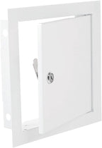 Access Panel Door Metal With Lock, White 200mm x 300mm