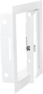 Access Panel Door Metal With Lock, White 200mm x 200mm