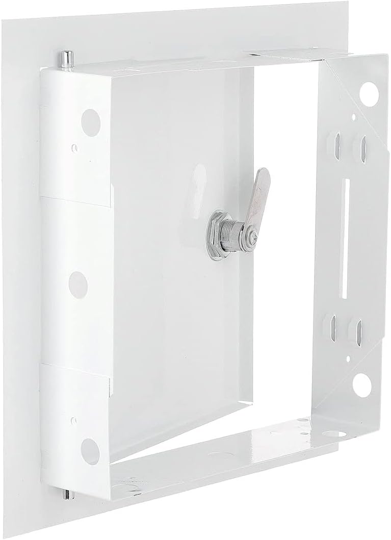 Access Panel Door Metal With Lock, White 400mm x 400mm