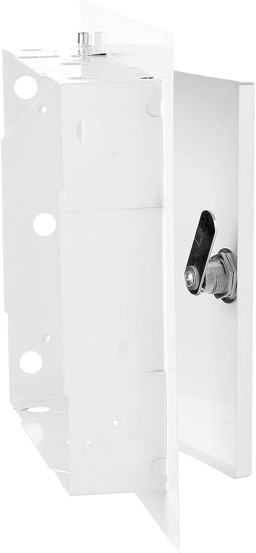 Access Panel Door Metal With Lock, White 200mm x 300mm
