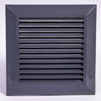 Louvre Vent Graphite Duo Smart 140/210 140mm X 210mm With Fly Mesh
