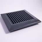 Louvre Vent Graphite Duo Smart 140/210 140mm X 210mm With Fly Mesh