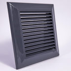 Louvre Vent Graphite Duo Smart 140/210 140mm X 210mm With Fly Mesh