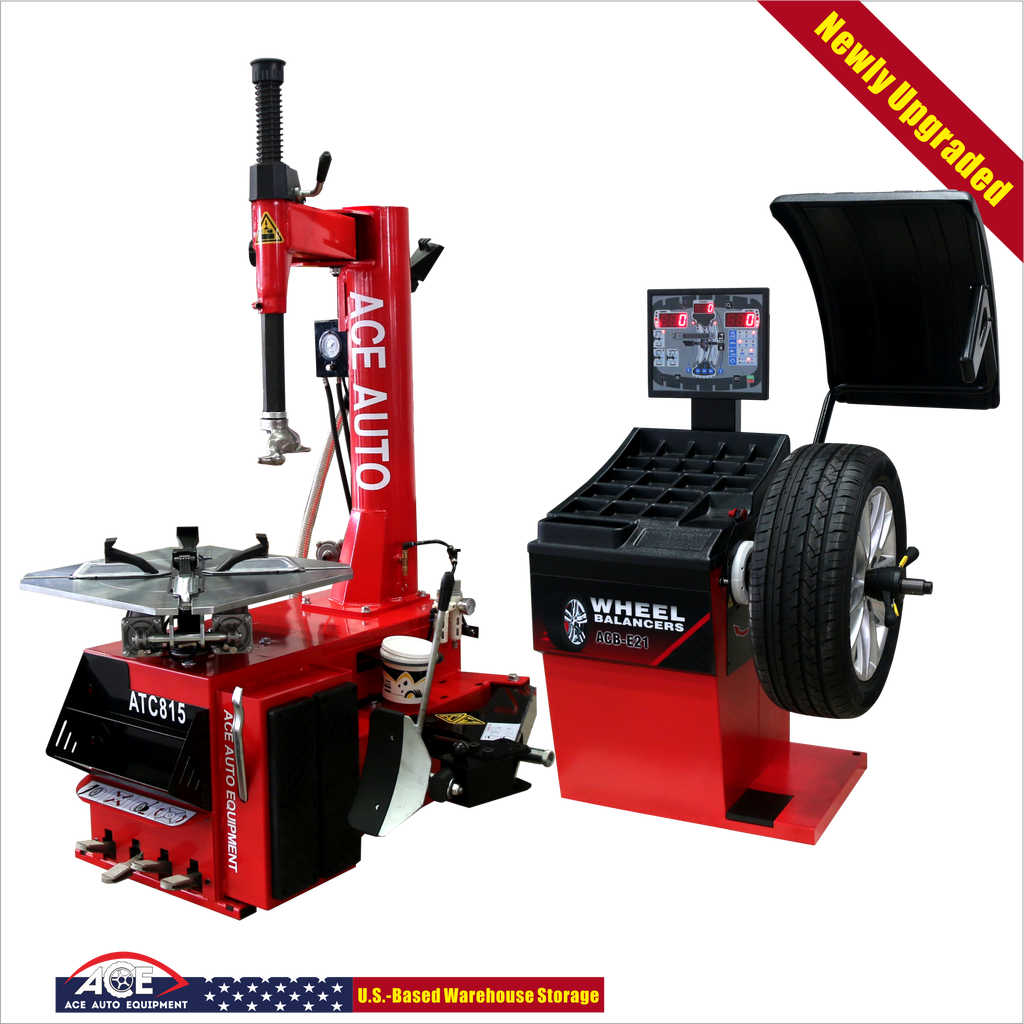 ACE Tire Changer & Wheel Balancer Combo – ATC-815 + ACB-E21