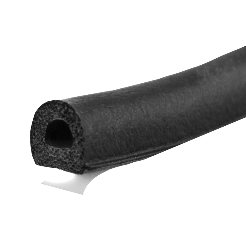 Black Large Rubber Auto & Marine Weatherseal for All Climates