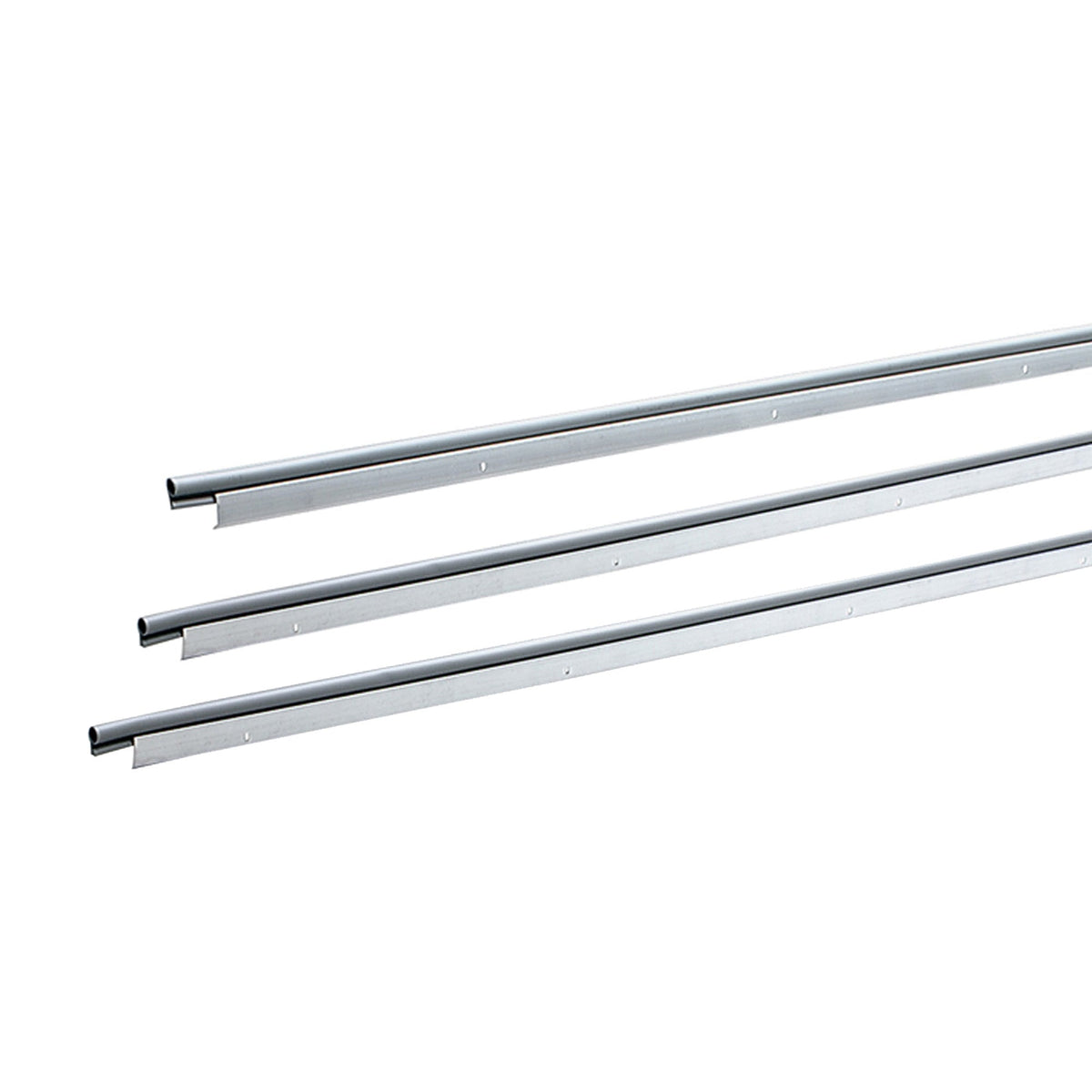 Silver Aluminum and Vinyl Nail-on Top and Sides Door Seal Kit
