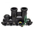 Raypak Inlet/Outlet Header Complete Polymer, w/ Anode (No unions) | 017959F