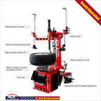 ACE Tire Changer ATC-815D – Dual Pneumatic Assist, 49" Max Wheel 2.0HP Motor Clamping outside 24" rim