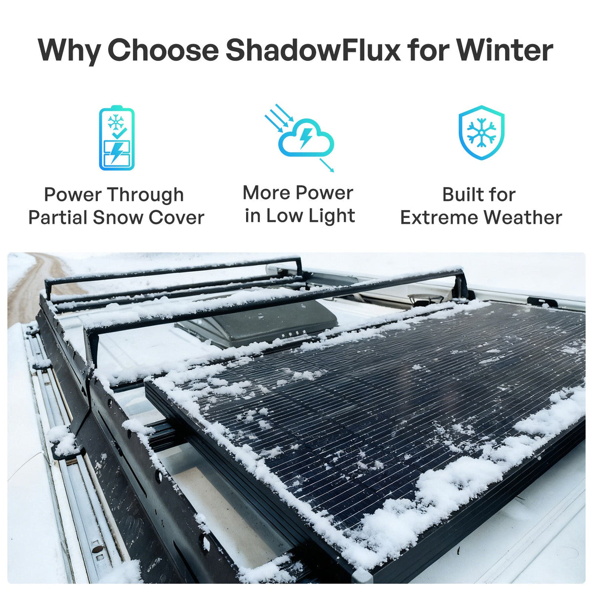 ShadowFlux™ 120W/200W N-Type Anti-Shading Solar Panel
