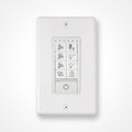 In-Wall Ceiling Fan Remote Control - DC Motor Fandeliers