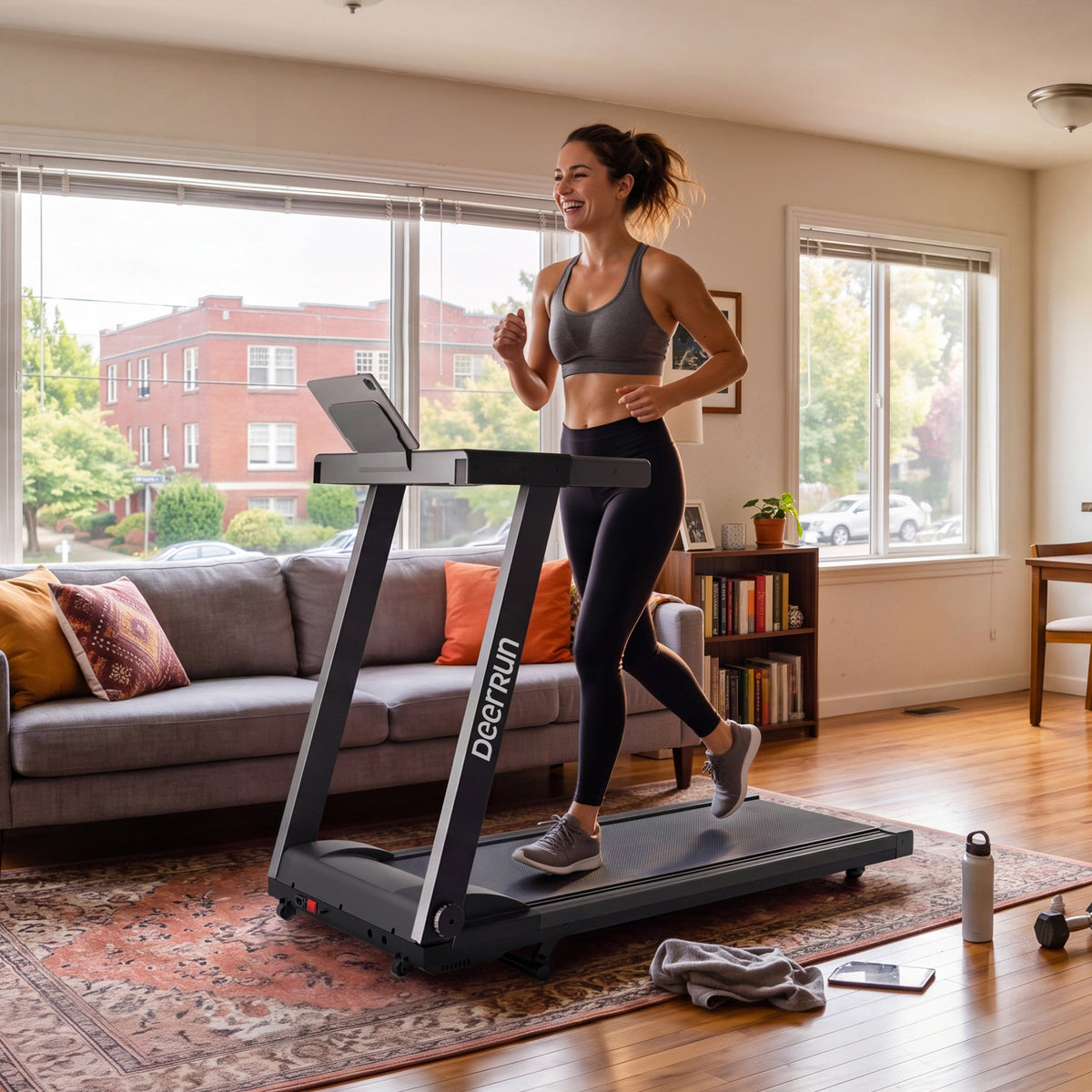 DeerRun A1 Pro Smart Foldable Treadmill with AI Coach