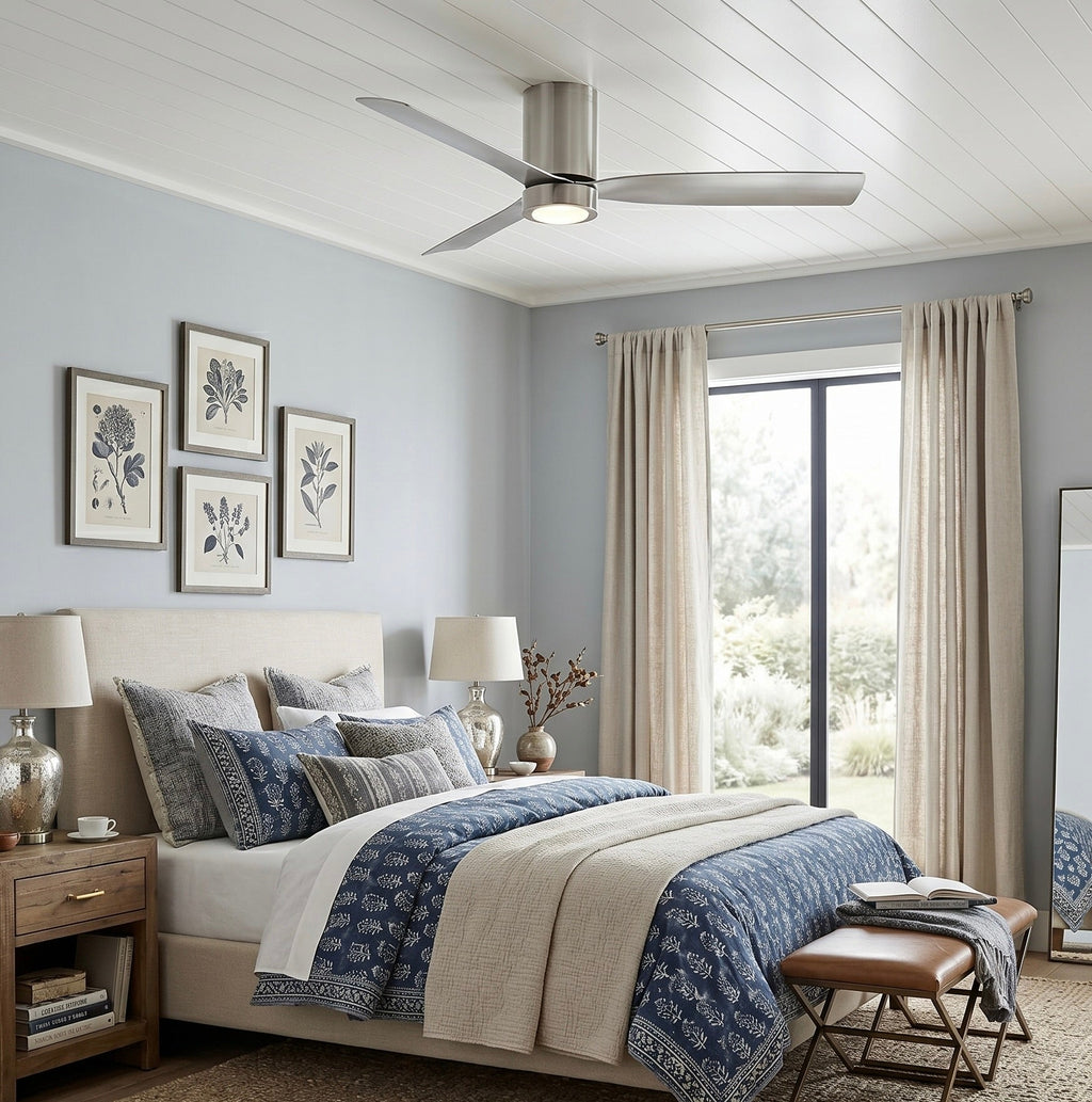 CORMAC® 52" 3-Blade Low-Profile Ceiling Fan