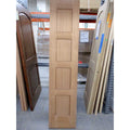 Surplus 1-3/8 Interior Mahogany 4 Panel Door SLAB ONLY
