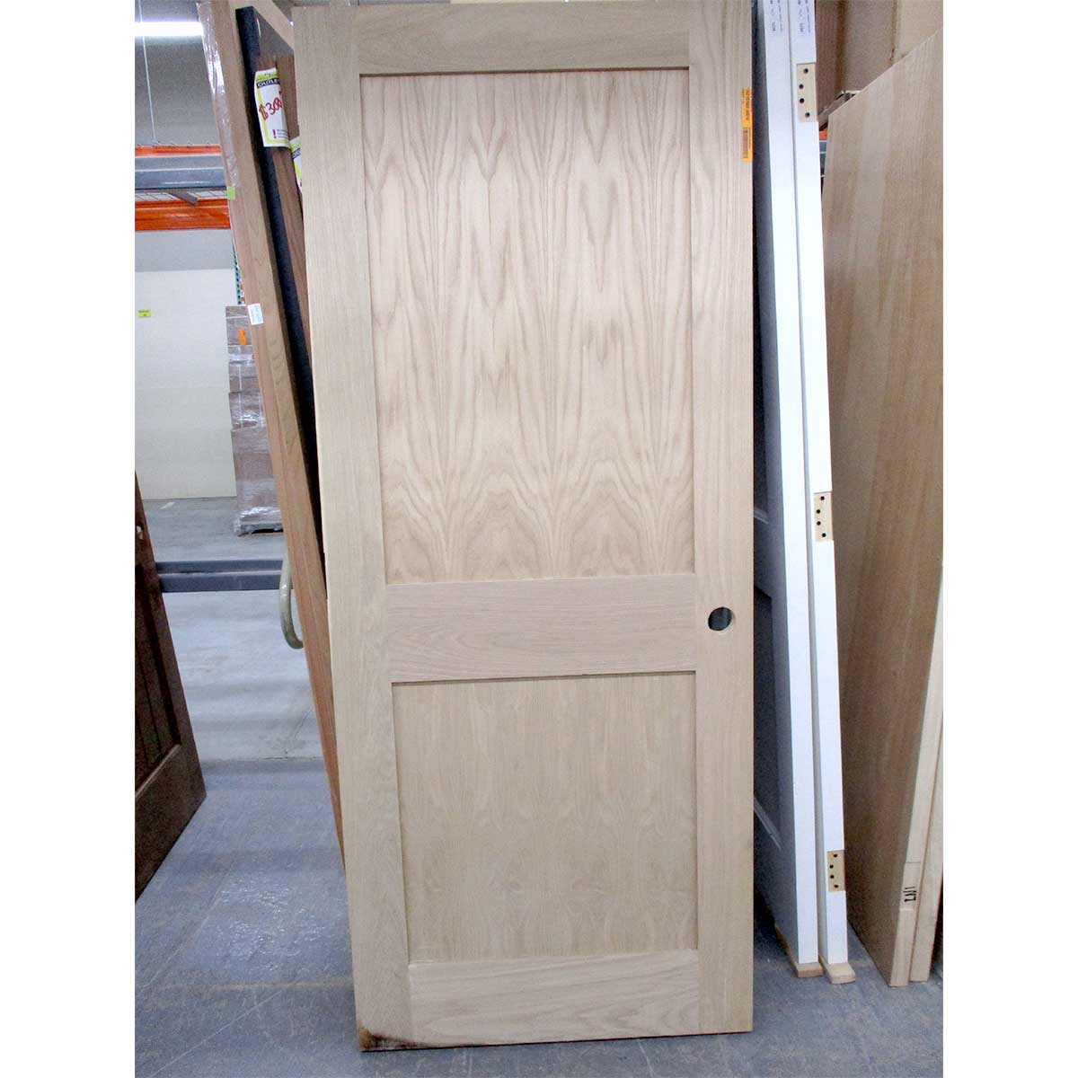 Surplus 1-3/8 Interior White Oak 2- Panel SLAB ONLY