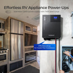 48V Premium Backup System – 50Ah Self-Heating LiFePO4 Battery & 3500W Pure Sine Wave Solar Inverter Charger
