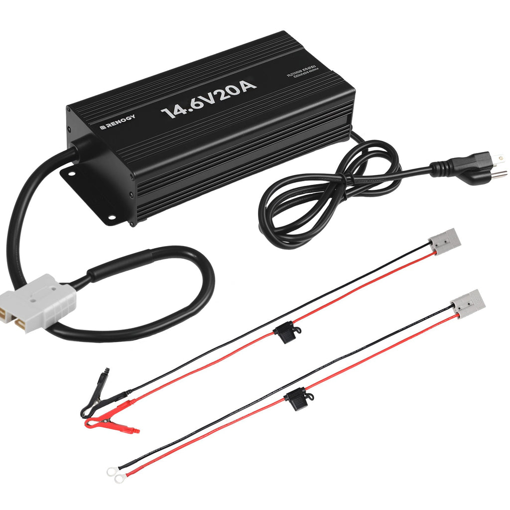 12V 20A/24V 10A AC-to-DC LFP Portable Battery Charger