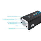 Refurbished 3000W 12V Pure Sine Wave Inverter Charger w/ LCD Display