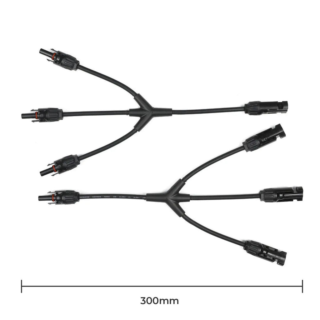 Solar Connectors M Branch Parallel Adapter Cable MMMF+FFFM Pair Renogy