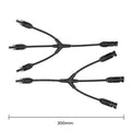 Solar Connectors M Branch Parallel Adapter Cable MMMF+FFFM Pair Renogy