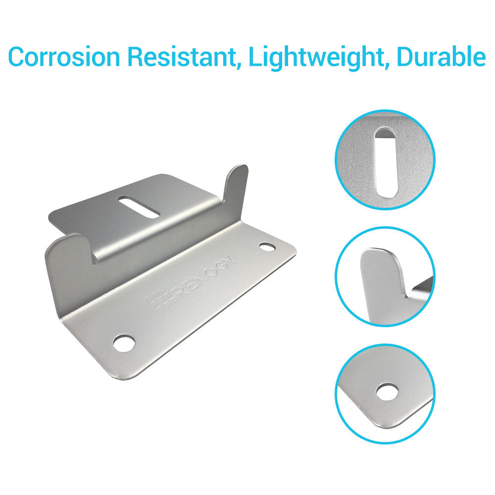 Solar Panel Mounting Z Bracket -- Set of 4