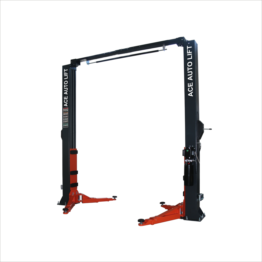 ACE 2-Post Car Lift ACL-M2100/M2100E – 10,000 lbs Symmetric Clearfloor