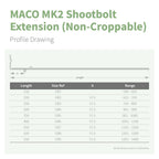 MACO MK2 Shootbolt Espag Extension (Non-Croppable)