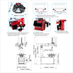 ACE Tire Changer & Wheel Balancer Combo – ATC-815 + ACB-E21