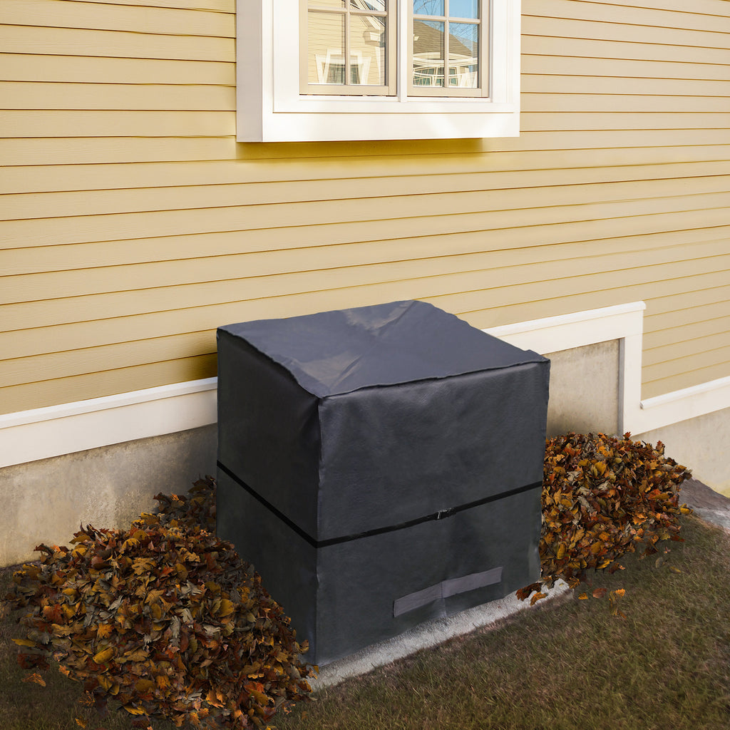 Black Air Conditioning Cover Heavy-duty for Central Square Units