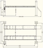 KATOOL KT-4H150 15000 lbs Four Post Alignment Lift