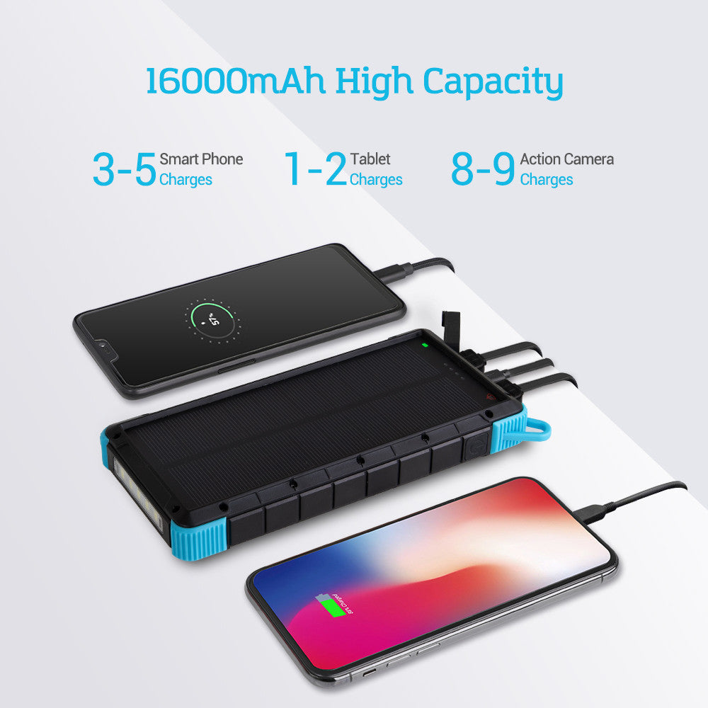 E.POWER 16000mAh Portable Solar Charger