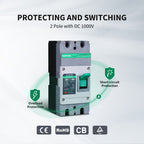 160A 2P DC Molded Case Circuit Breaker