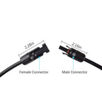 Solar Panel Extension Cable with Male to Female Solar Connectors (Single)