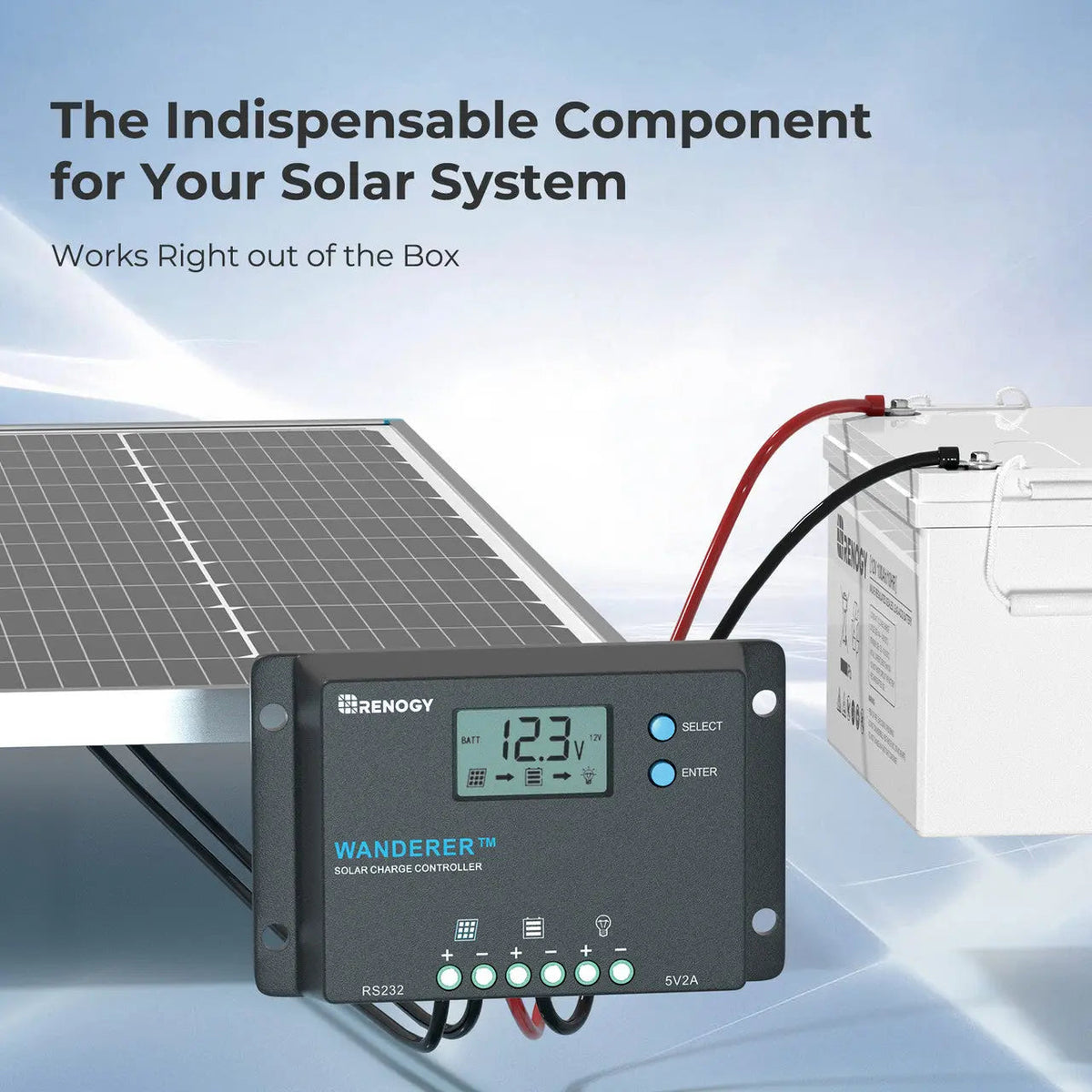Wanderer 10A PWM Charge Controller