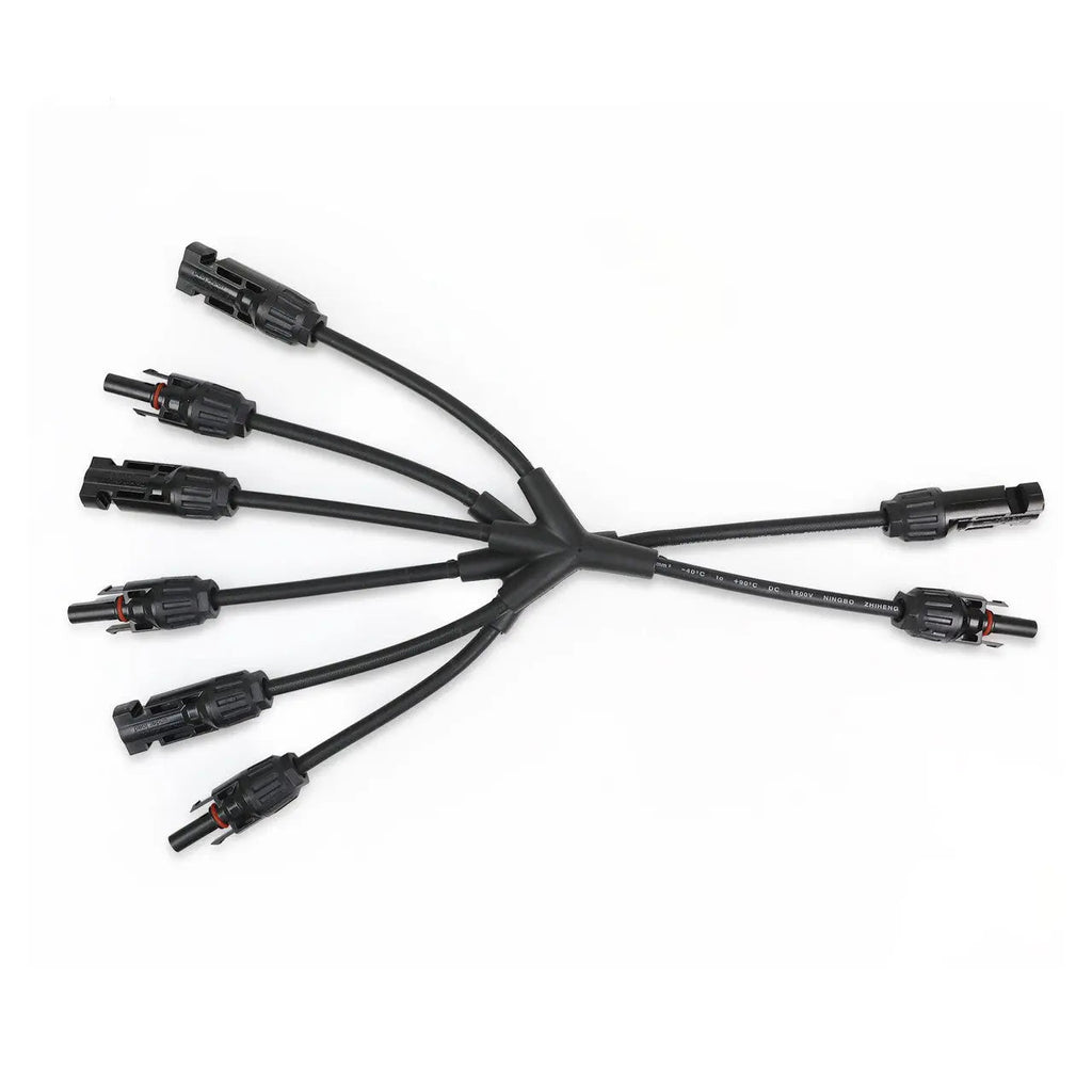 Solar Connectors M Branch Parallel Adapter Cable MMMF+FFFM Pair