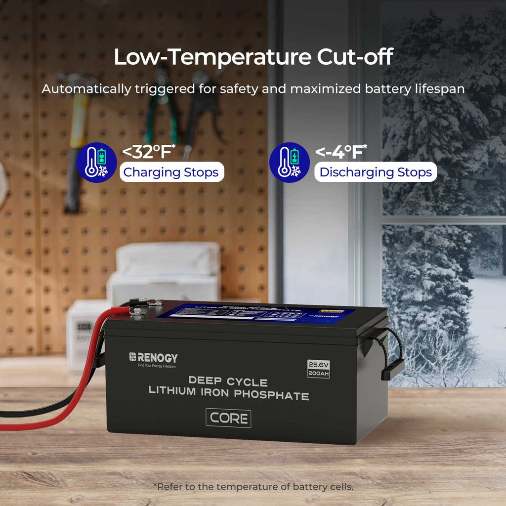 Renogy 24V/48V 200Ah Core Series Deep Cycle Lithium Iron Phosphate Battery