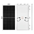 EcoFlow DELTA Pro 3600Wh 3600W Solar Generator + 250W Rigid Monocrystalline Solar Panels Kit