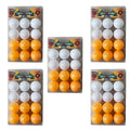 60PCS Table Tennis Balls Training Practice Ping Pong Yellow and White Ball 40mm
