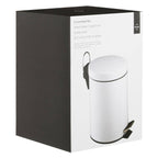 Parker 3 Ltr White Pedal Bin