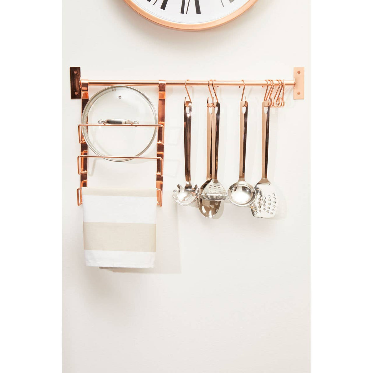Sorello Rose Gold Hanging Hooks - Set of 10