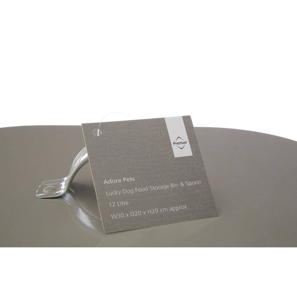 Dog Food Storage Bin With Spoon