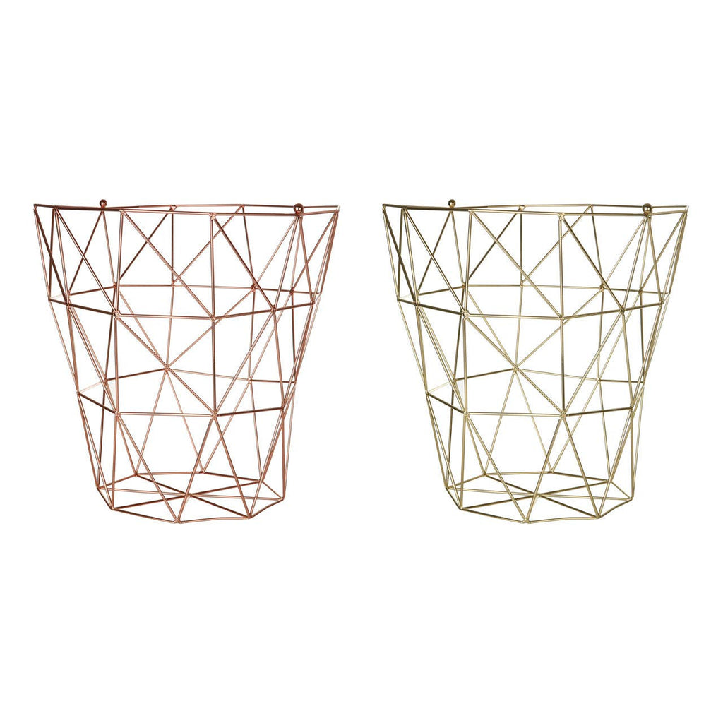 Vertex Copper Finish Storage Basket
