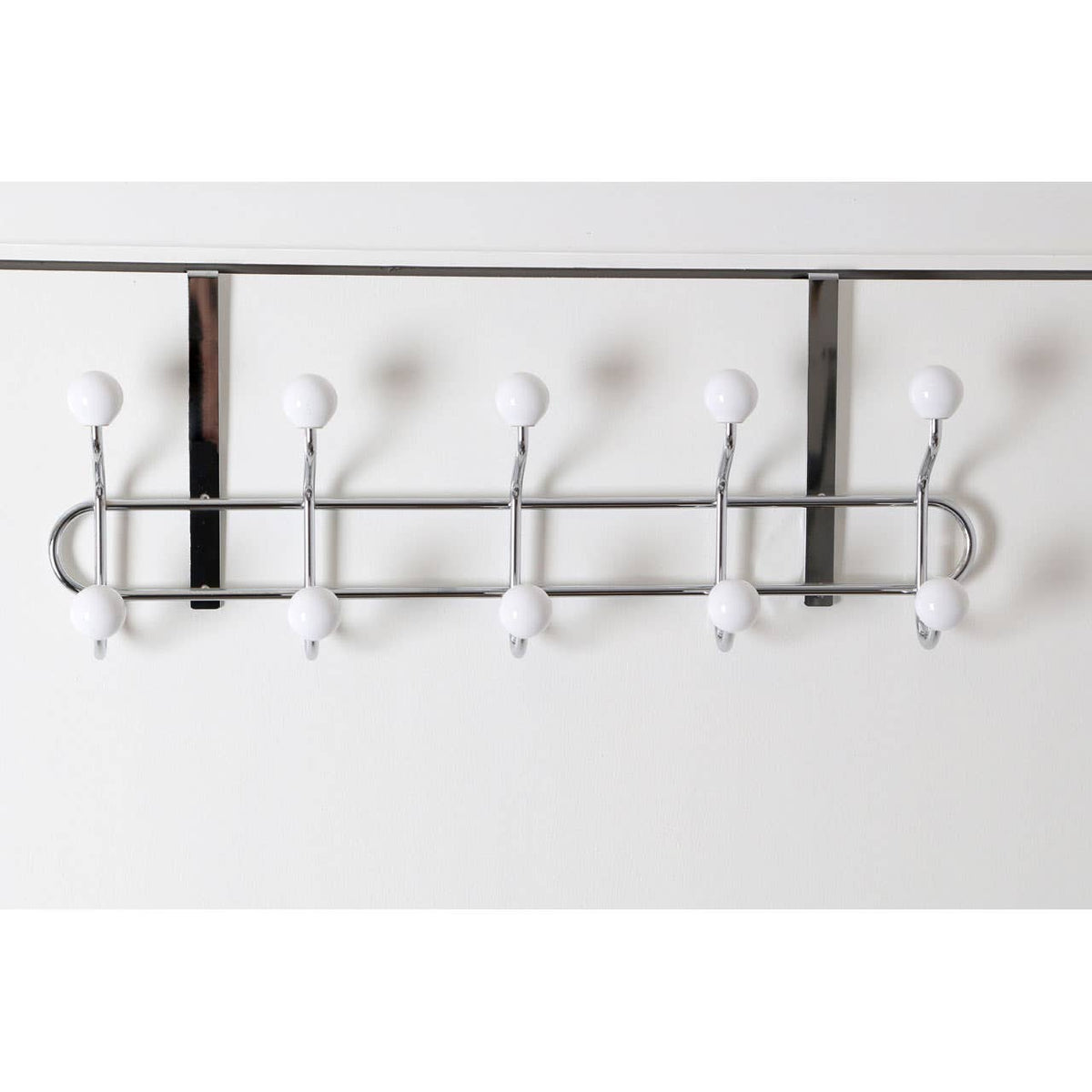 Over Door White Ceramic Balls Hanger