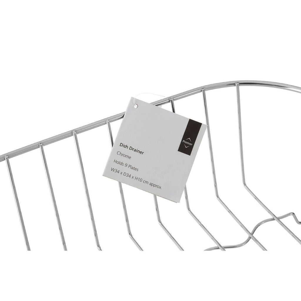 Chrome Square Dish Drainer