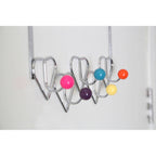 Multi Colour Heart Design Over Door Hanger
