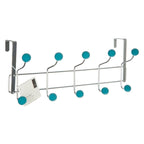 Ten Hook Over Door Turquoise Balls Hanger