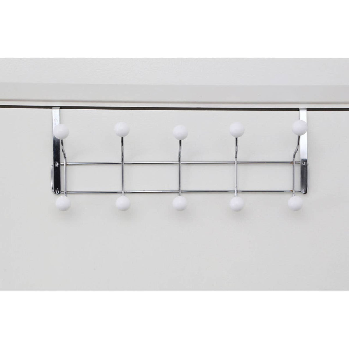 Over Door White Balls Ten Hook Hanger